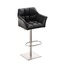 Taburete de bar negro Damaso E