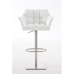 Taburete de bar blanco Damaso E
