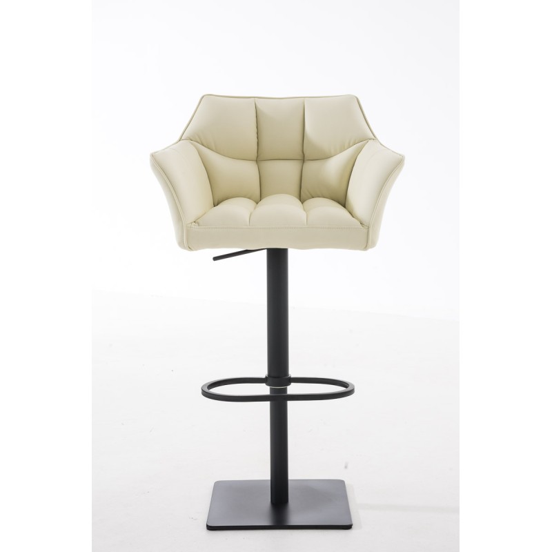 Taburete de bar color crema Damaso B