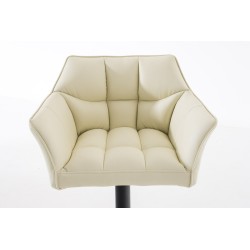 Taburete de bar color crema Damaso B
