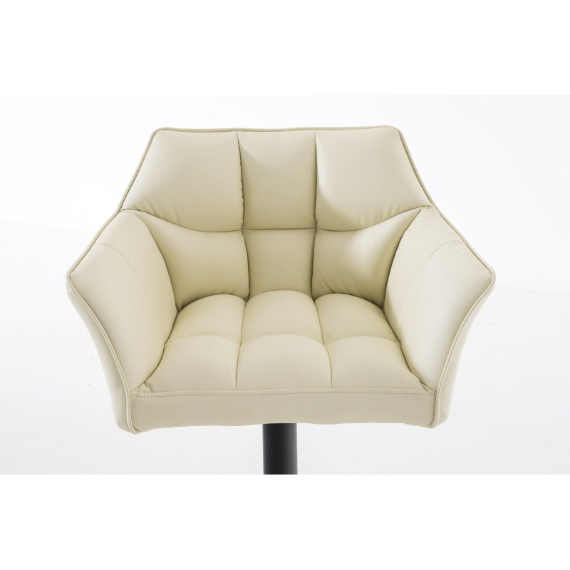 Taburete de bar color crema Damaso B