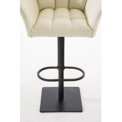 Taburete de bar color crema Damaso B
