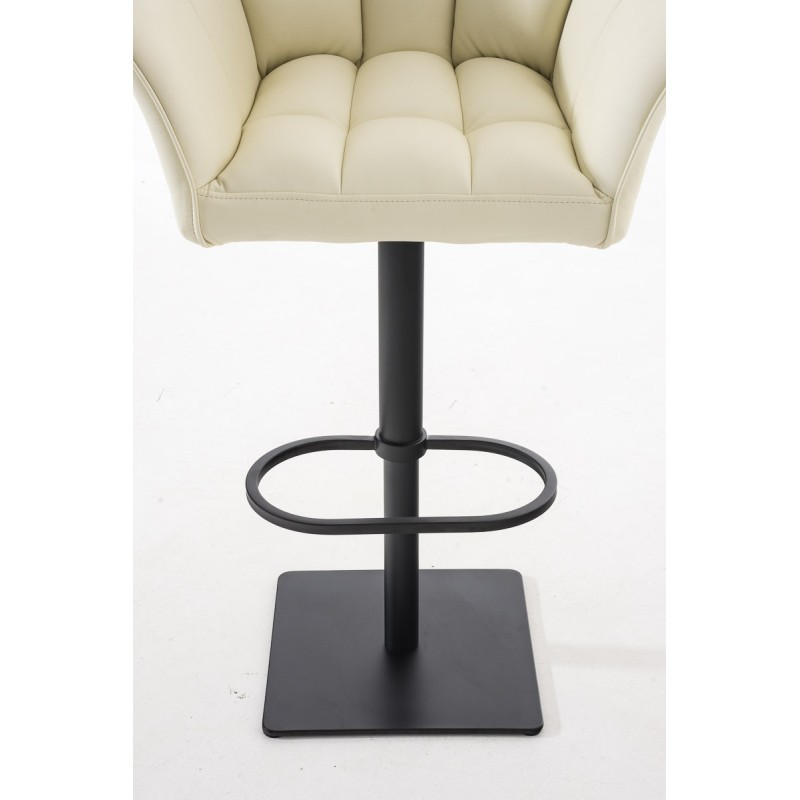 Taburete de bar color crema Damaso B