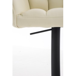 Taburete de bar color crema Damaso B