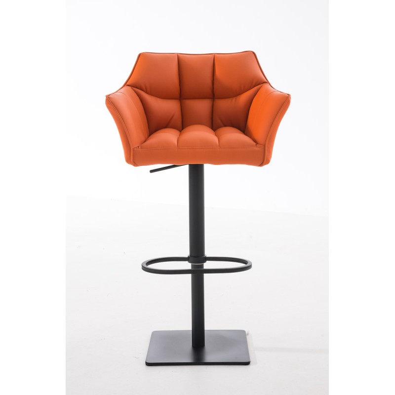 Taburete de bar naranja Damaso B
