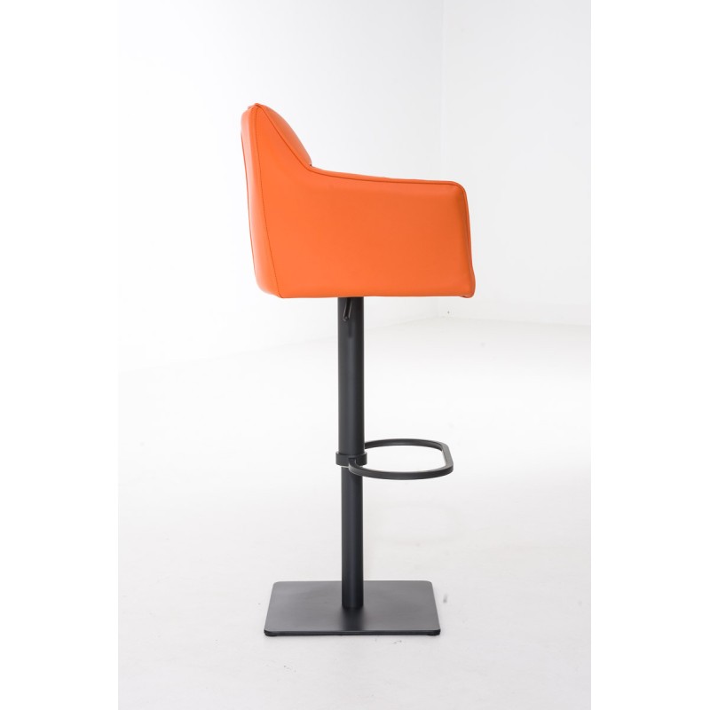 Taburete de bar naranja Damaso B