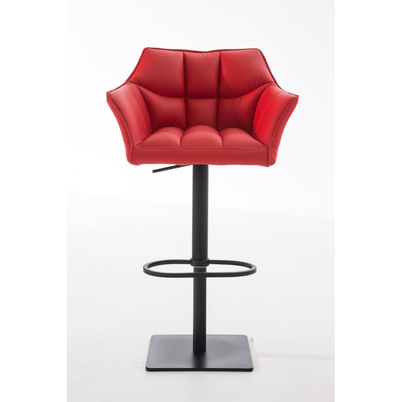 Taburete de bar rojo Damaso B