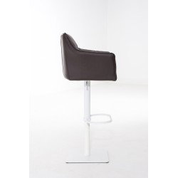 Taburete de bar marrón Damaso W