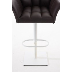 Taburete de bar marrón Damaso W