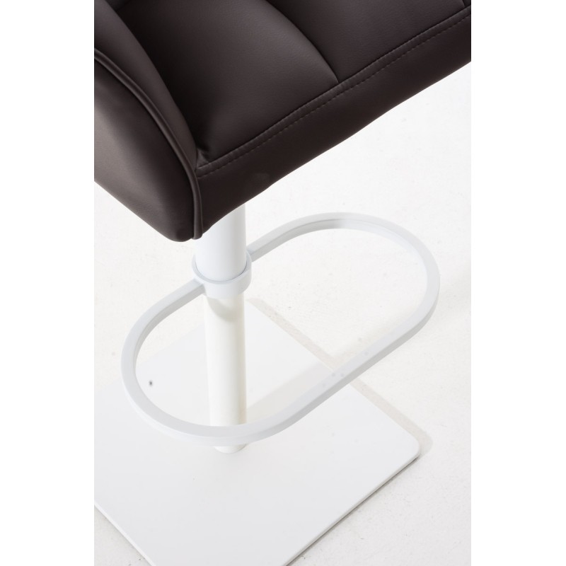 Taburete de bar marrón Damaso W