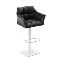 Taburete de bar negro Damaso W