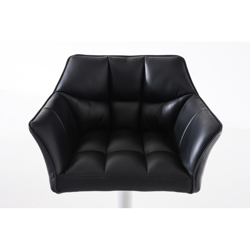 Taburete de bar negro Damaso W