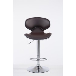 Taburete de bar Las Vegas V2 cromado marrón