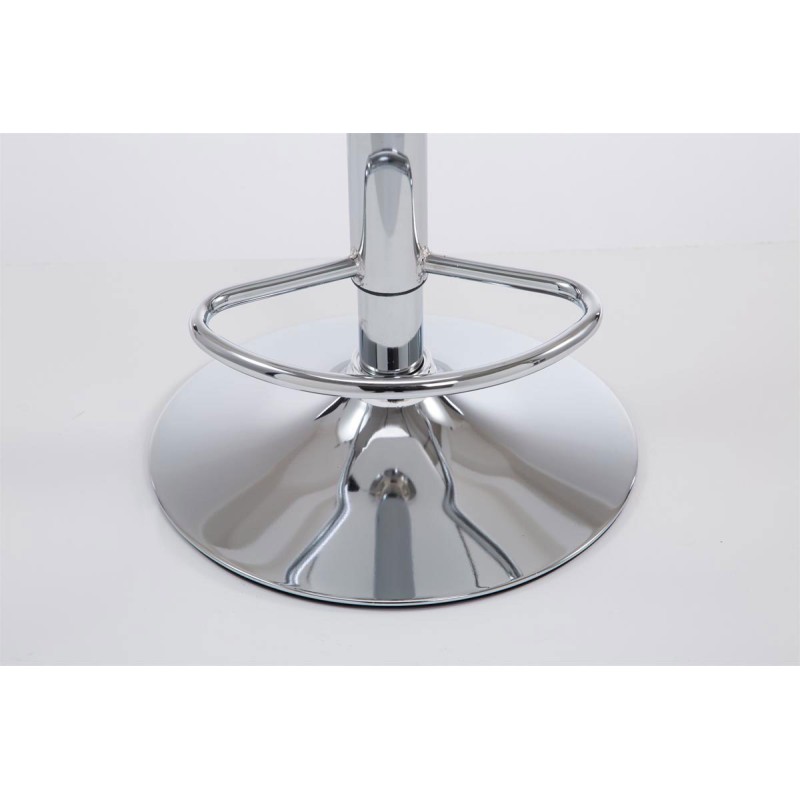 Taburete de bar Las Vegas V2 cromado marrón