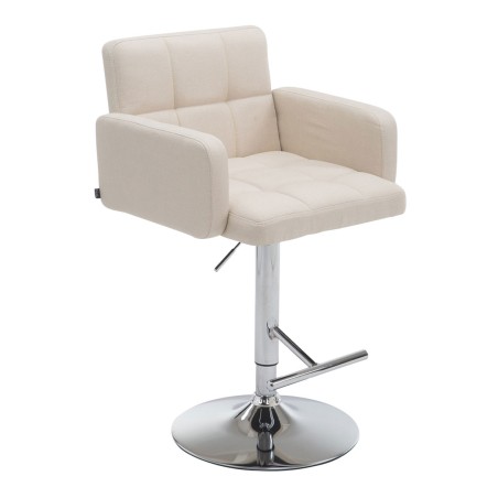 Taburete de bar Los Ángeles, tela color crema C