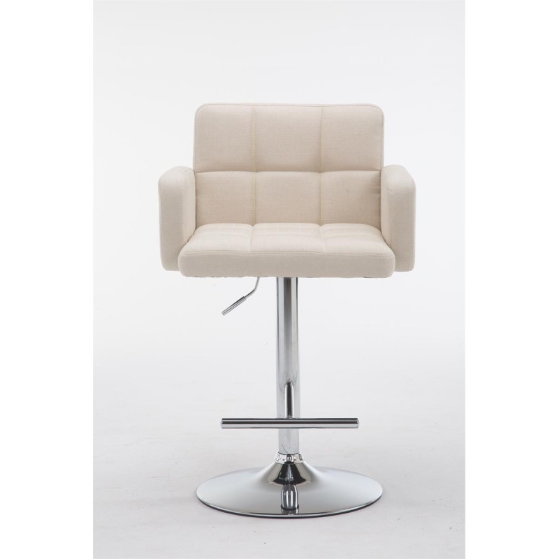 Taburete de bar Los Ángeles, tela color crema C