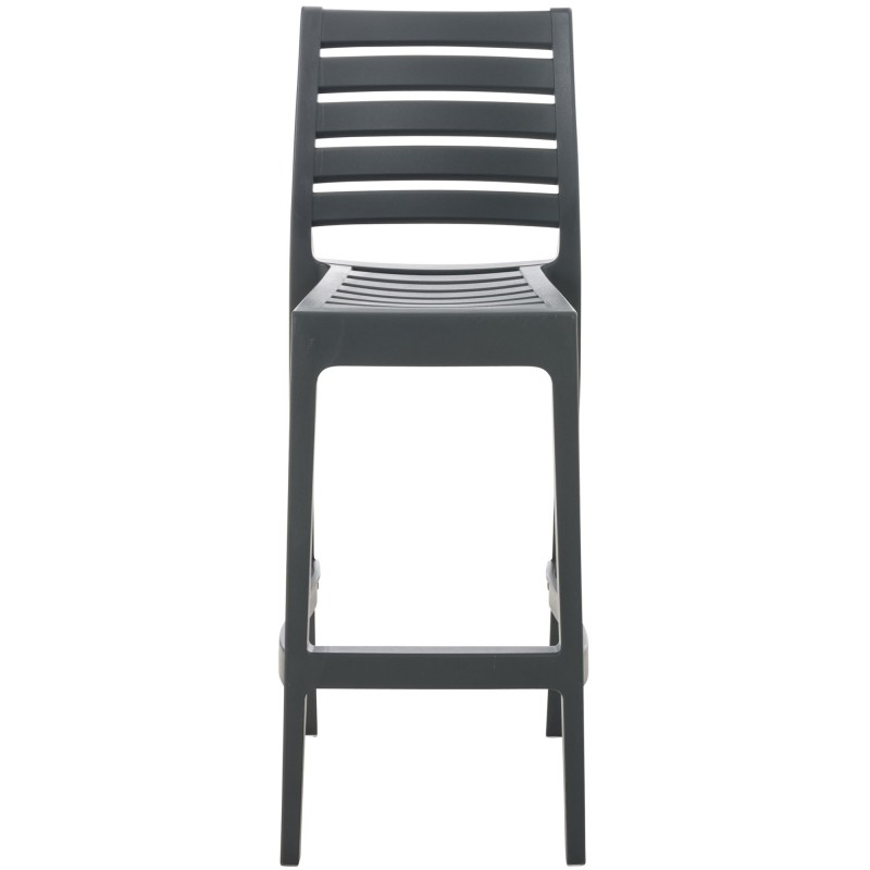 Taburete de bar Ares gris oscuro