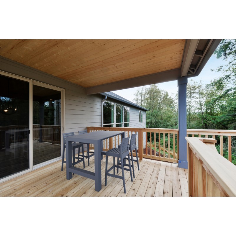 Taburete de bar Ares gris oscuro