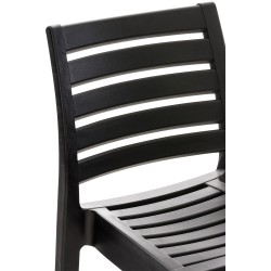 Taburete de bar negro Ares