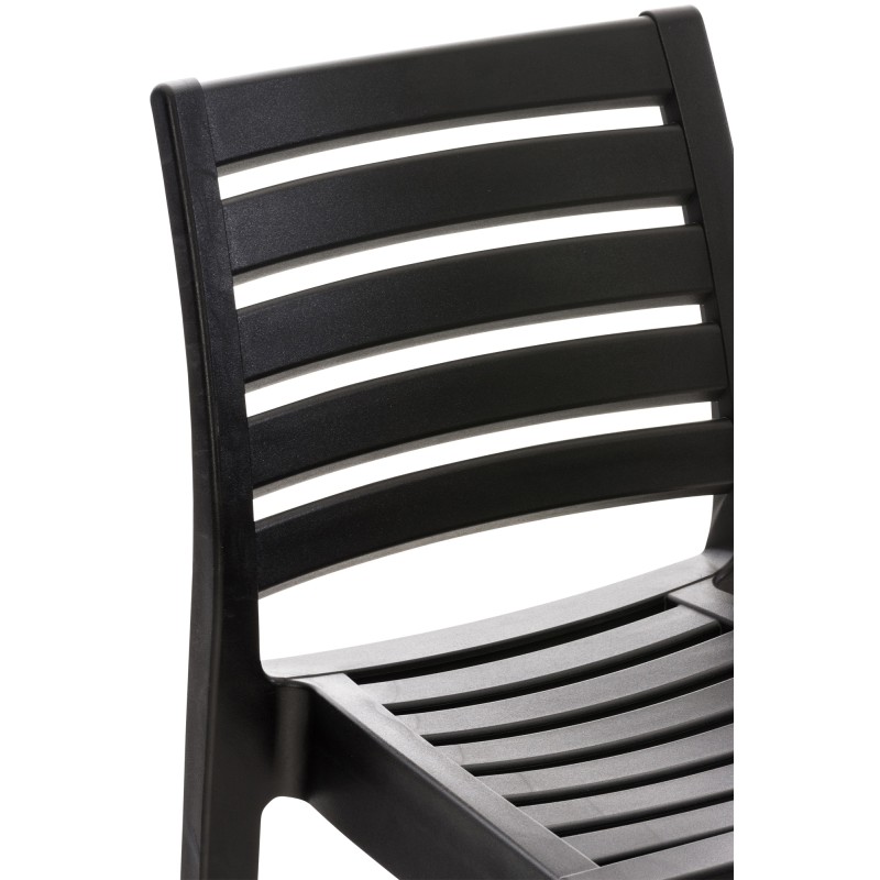 Taburete de bar negro Ares