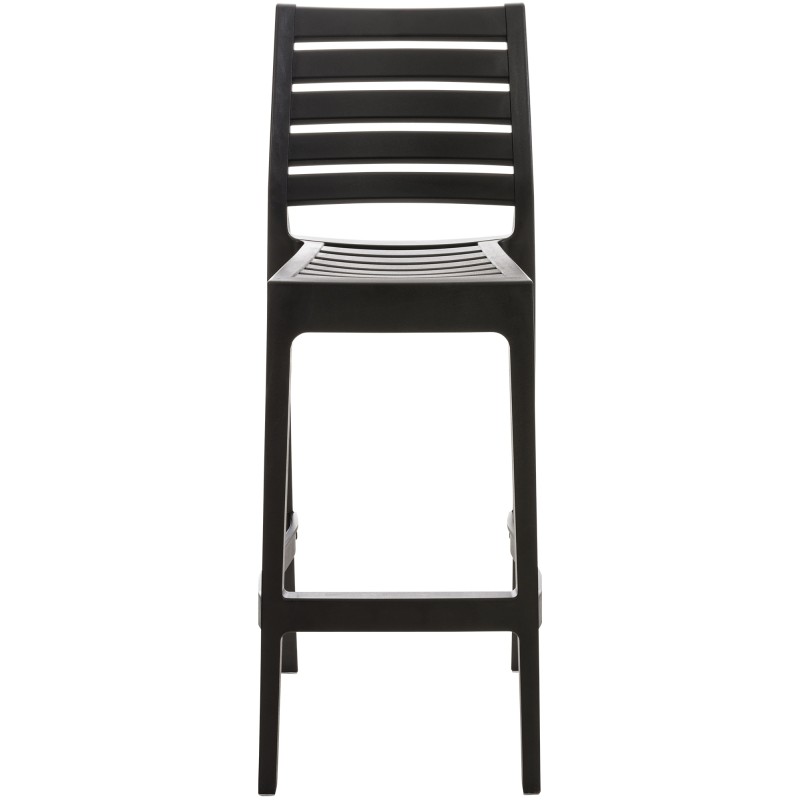 Taburete de bar negro Ares