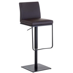 Taburete de bar Panamá B en piel sintética marrón