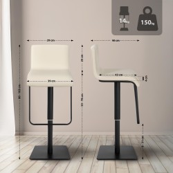 Taburete de bar Cream Lemon B