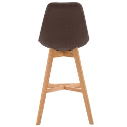 Taburete de bar Cannes, tela Natura marrón