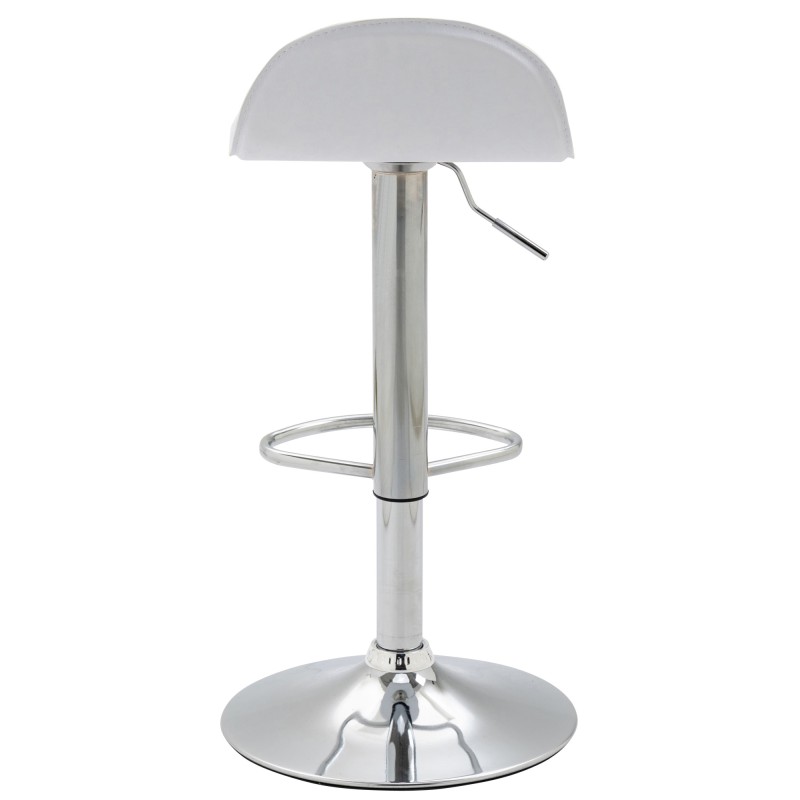 Taburete de bar blanco Lana V2 C