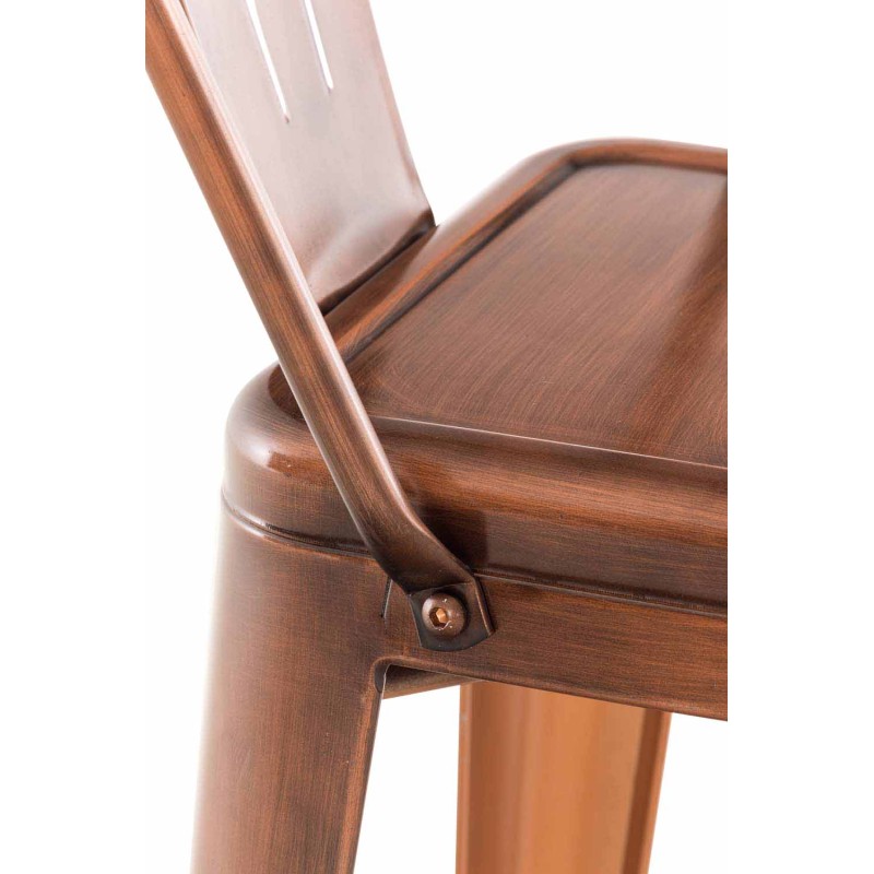 Taburete de bar de cobre Aiden