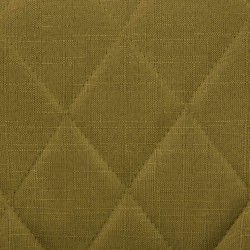 Taburete de bar Lazio, tapizado en tela, cromado verde