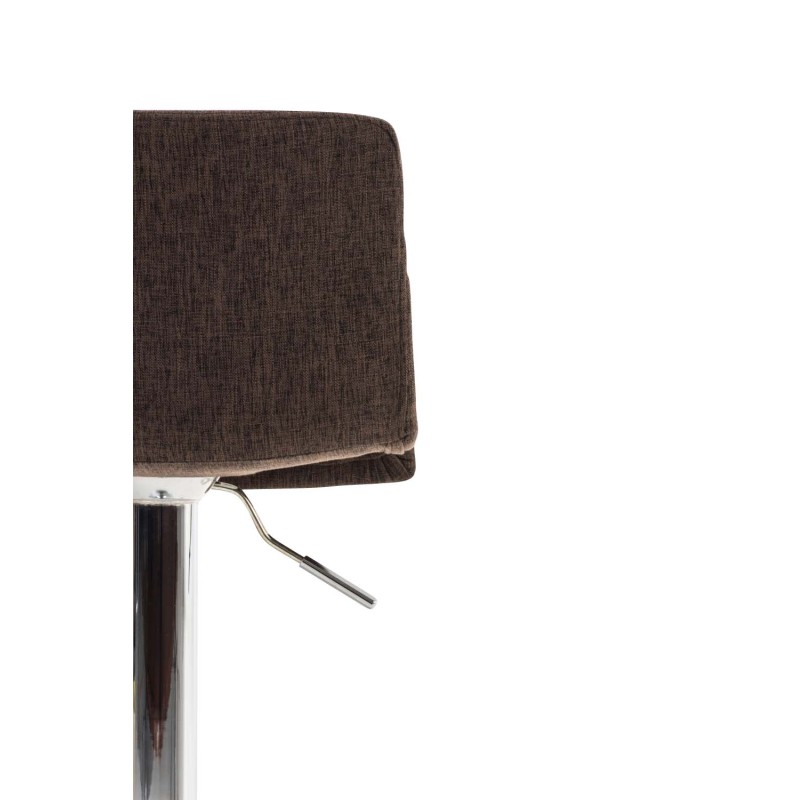 Taburete de bar Hoover, tela marrón C