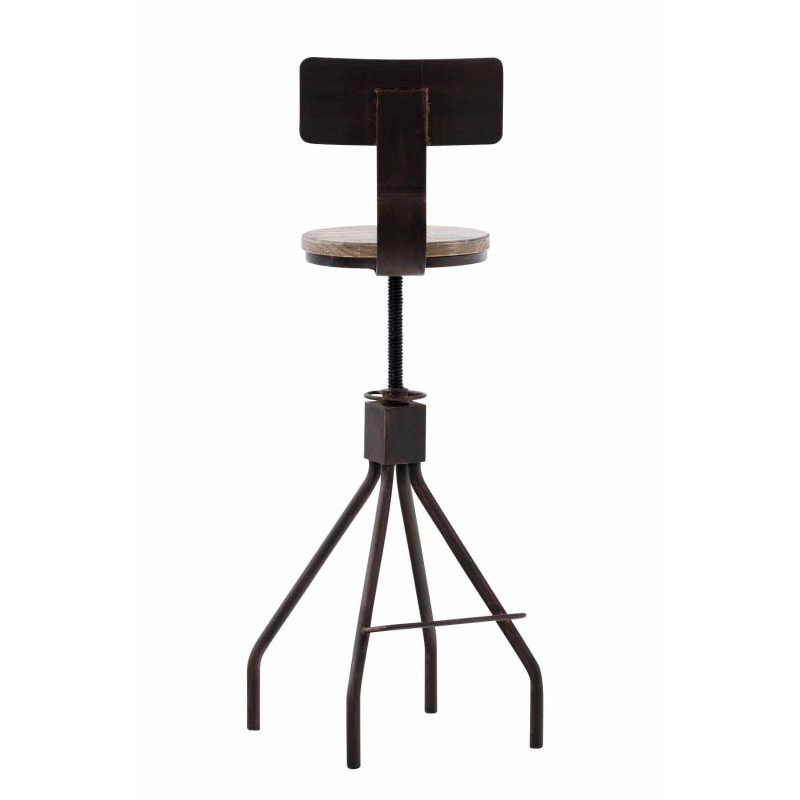 Taburete de bar de bronce Elko