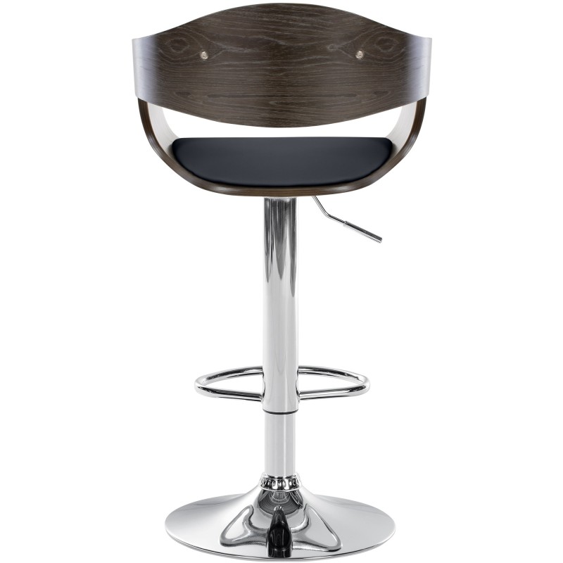 Taburete de bar Kingston C, negro/gris