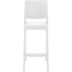 Juego de 2 taburetes de bar blancos Maya