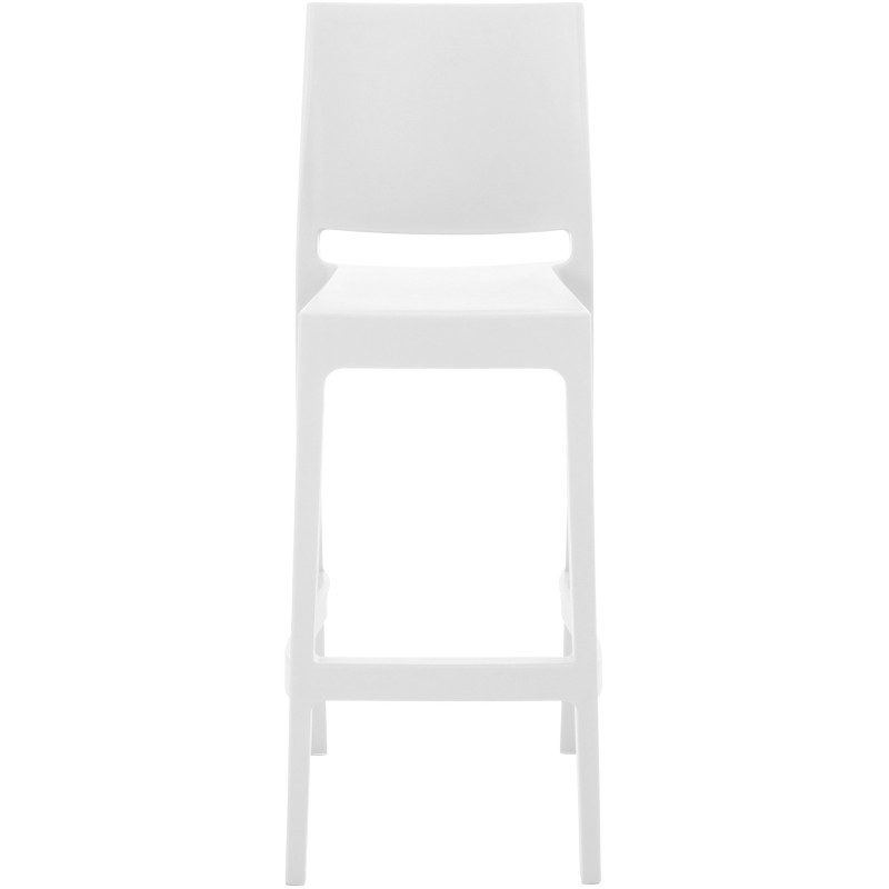 Juego de 2 taburetes de bar blancos Maya
