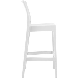 Juego de 2 taburetes de bar blancos Maya