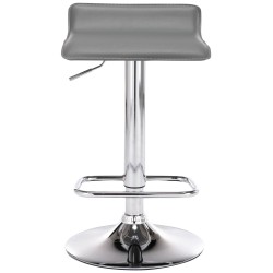 Juego de 2 taburetes de bar Dyn grises