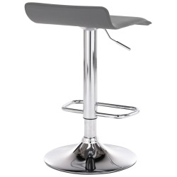 Juego de 2 taburetes de bar Dyn grises