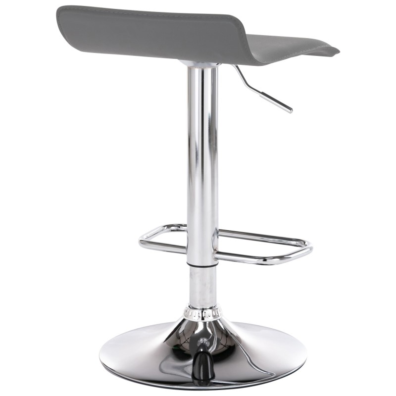 Juego de 2 taburetes de bar Dyn grises