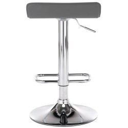 Juego de 2 taburetes de bar Dyn grises