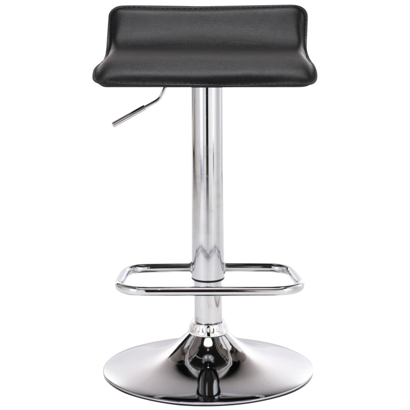 Juego de 2 taburetes de bar Dyn negros