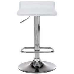 Juego de 2 taburetes de bar Dyn blancos