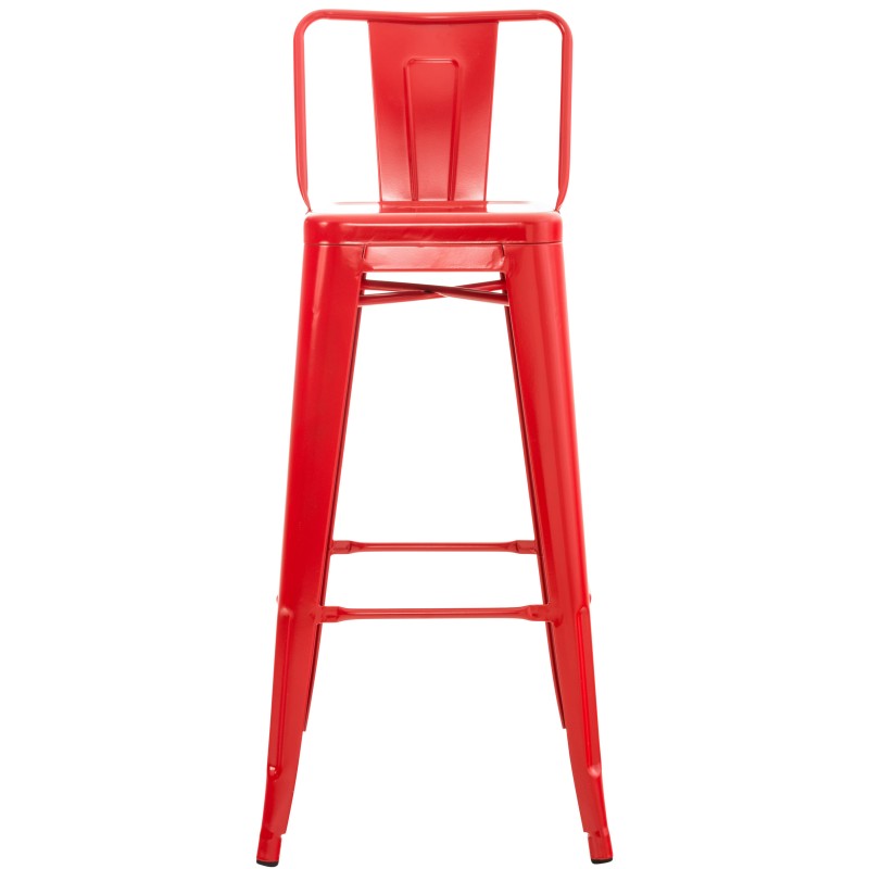 Juego de 2 taburetes de bar Mason rojos