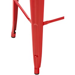 Juego de 2 taburetes de bar Mason rojos