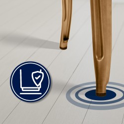 Juego de 2 taburetes de bar Joshua dorados