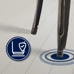 Juego de 2 taburetes de bar Joshua negros y dorados