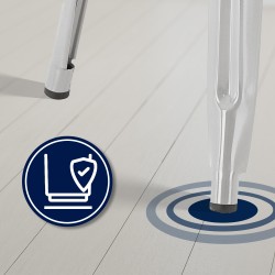 Juego de 2 taburetes de bar Joshua plateados