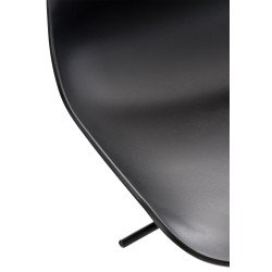 Taburete de bar negro Aveiro