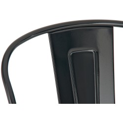 Juego de 4 taburetes de bar Aiden negros